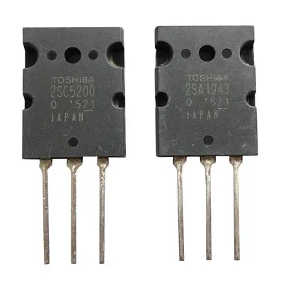 Low price MOQ 1pair original 2SC5200 2SA1943 A1943 C5200  2sc5200 2sa1943 audio Mosfet power transistor amplifier