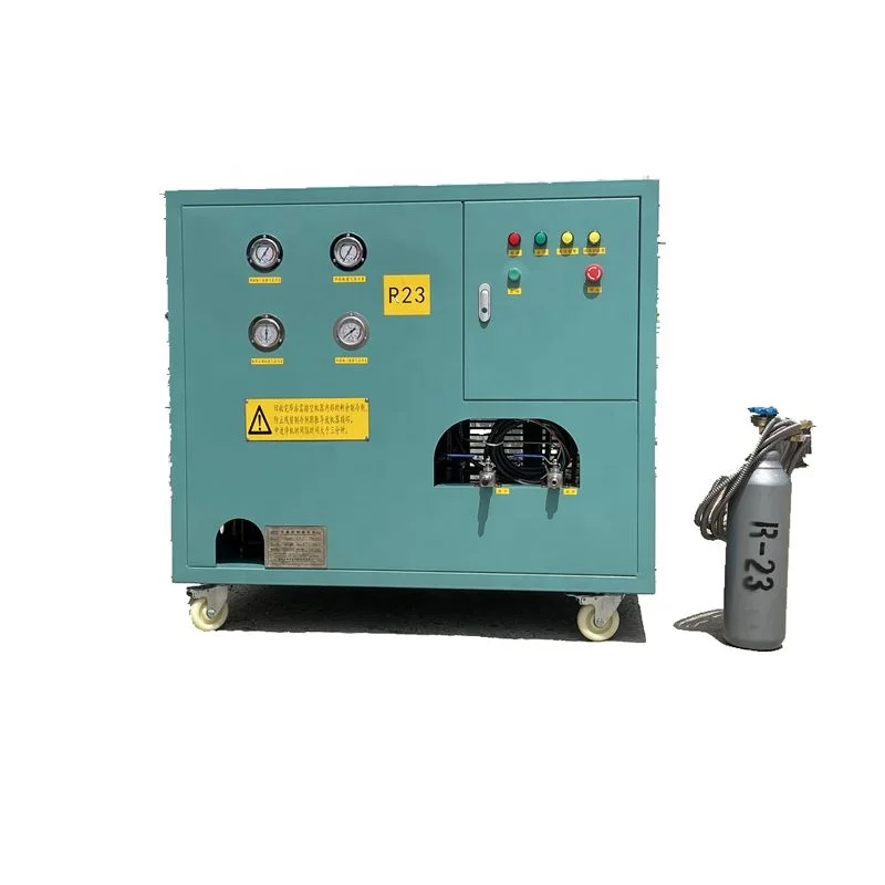 ultra Low Temperature Refrigerant Recovery Charging Machine High Pressure R23 R508B Refrigerant Recovery Unit