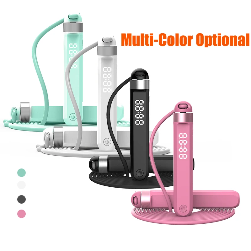Wholesale Calorie Counter Wireless Sdk Electronic Cordless Digital Jumping Rope Smart Skipping