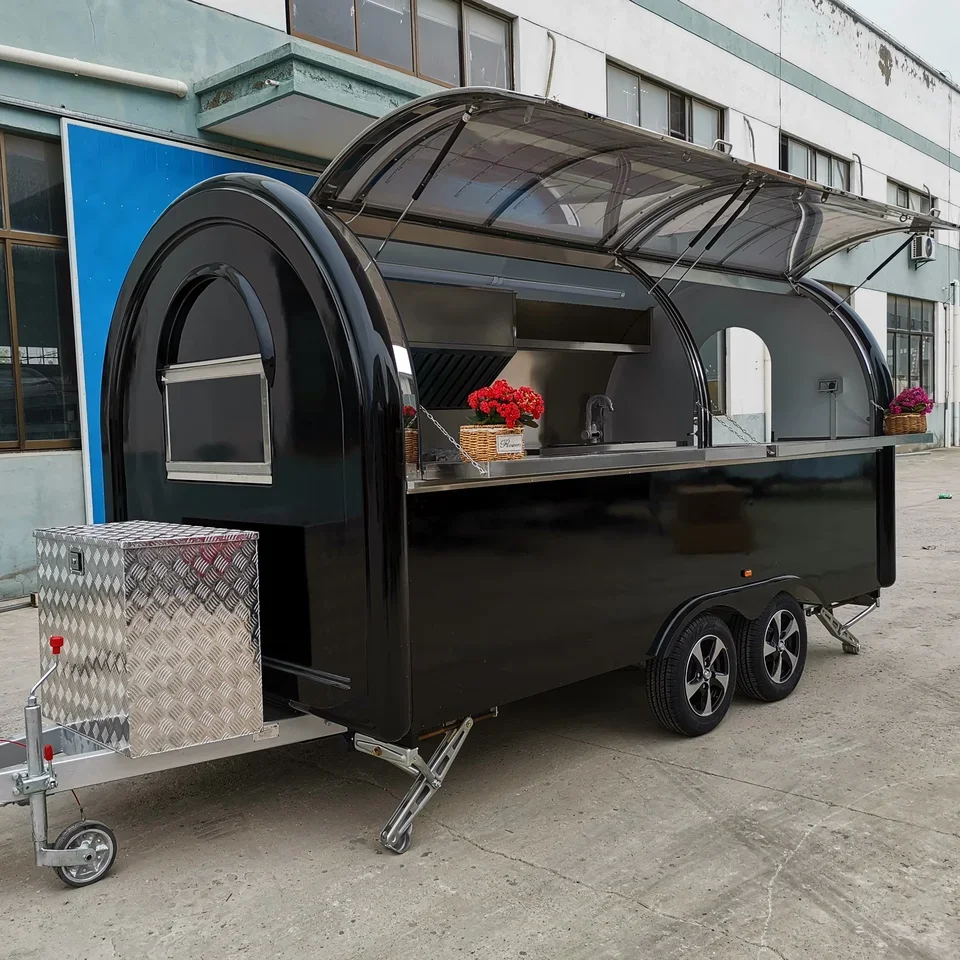 Food Truck Trailer Mobile Food Truck Kitchen Equipment Food Trailers