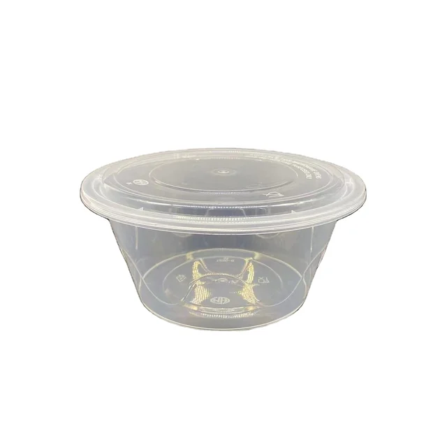Disposable three-compartment rectangle container plastic packaging food takeaway box