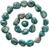 Dark Green with Red Flecks