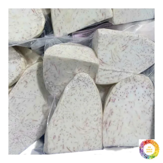 IQF Vietnamese Frozen Taro Root With Purple Marks - Mild Sweet