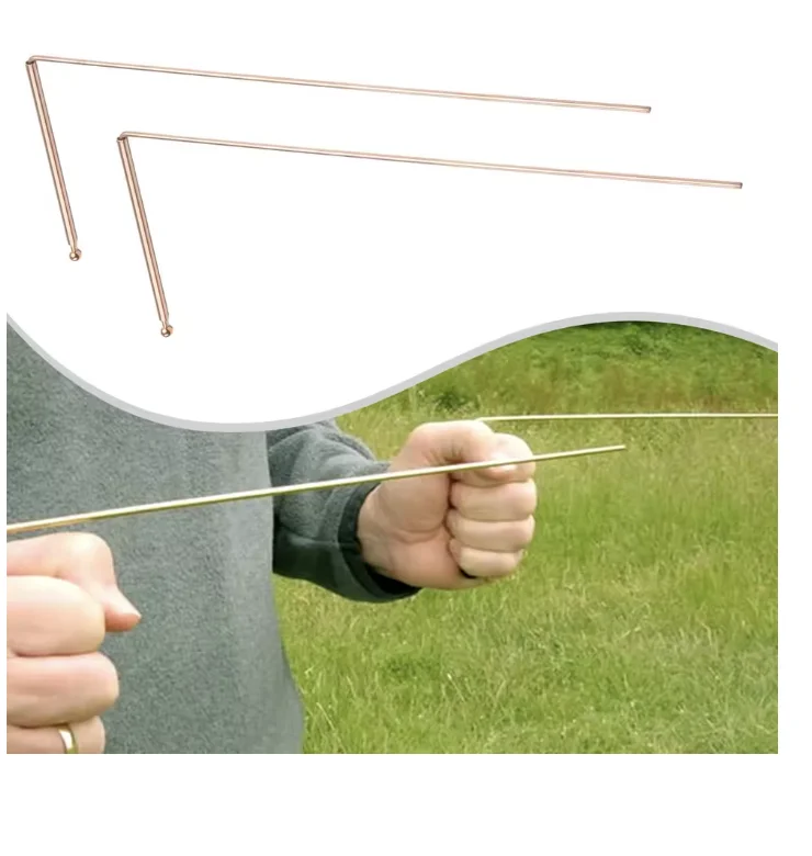 Copper Spirit Hunter Dowsing Rod Divining Rods for Gold, Water, and Ghost Hunting Premium Copper Bars Product
