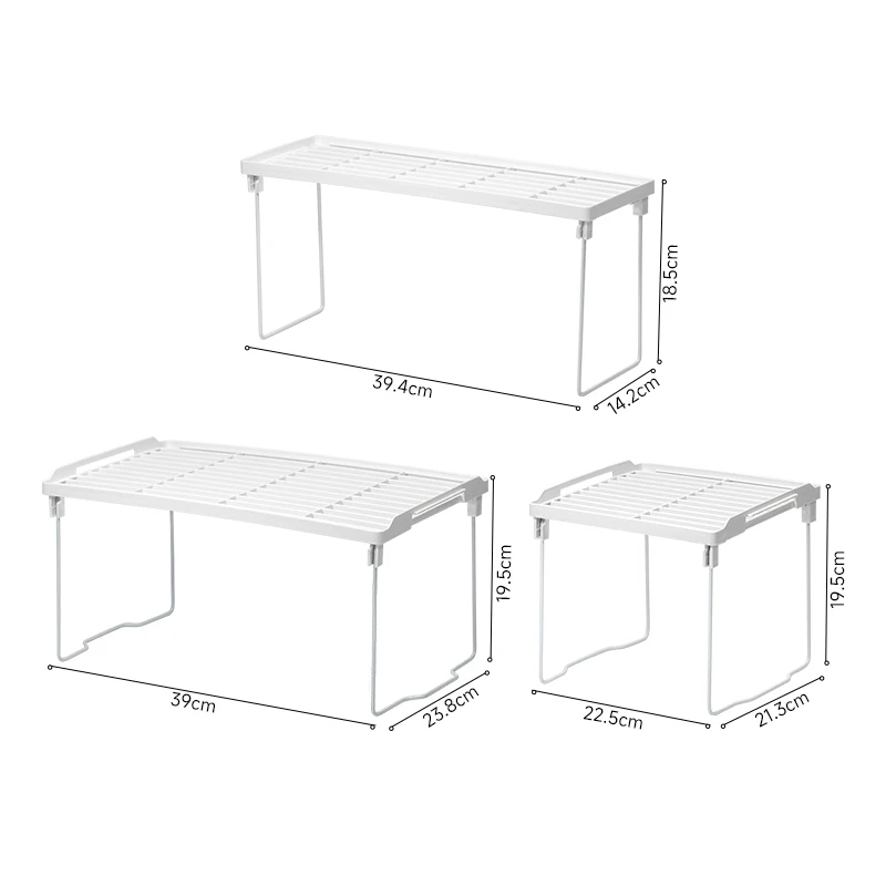 ITEM NO.1017 / 1041 / 1042  Factory OEM ODM 3 Sizes High Quality Portable Household Kitchen or desktop Countertop Stackable Foldable Storage  Rack