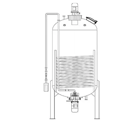 Acetator 1000L Stainless Steel Acetator Tank for Vinegar Fermentation