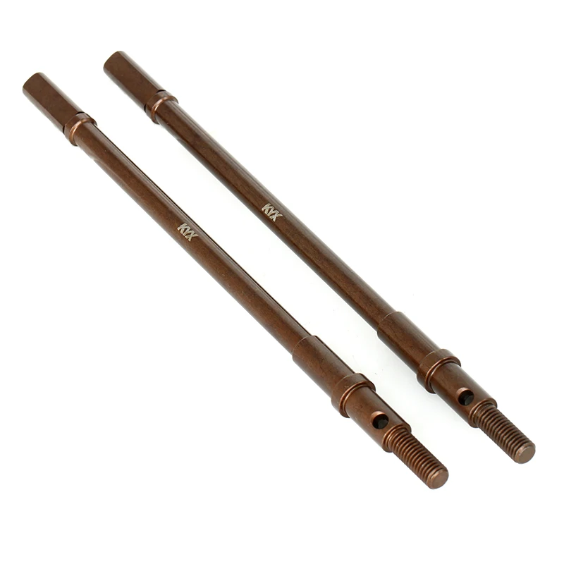 KYX жесткая стальная передняя ось CVD задняя Половина вала приводной вал для осевой SCX6 Jeep JLU Wrangler 1/6 RC гусеничные детали автомобиля