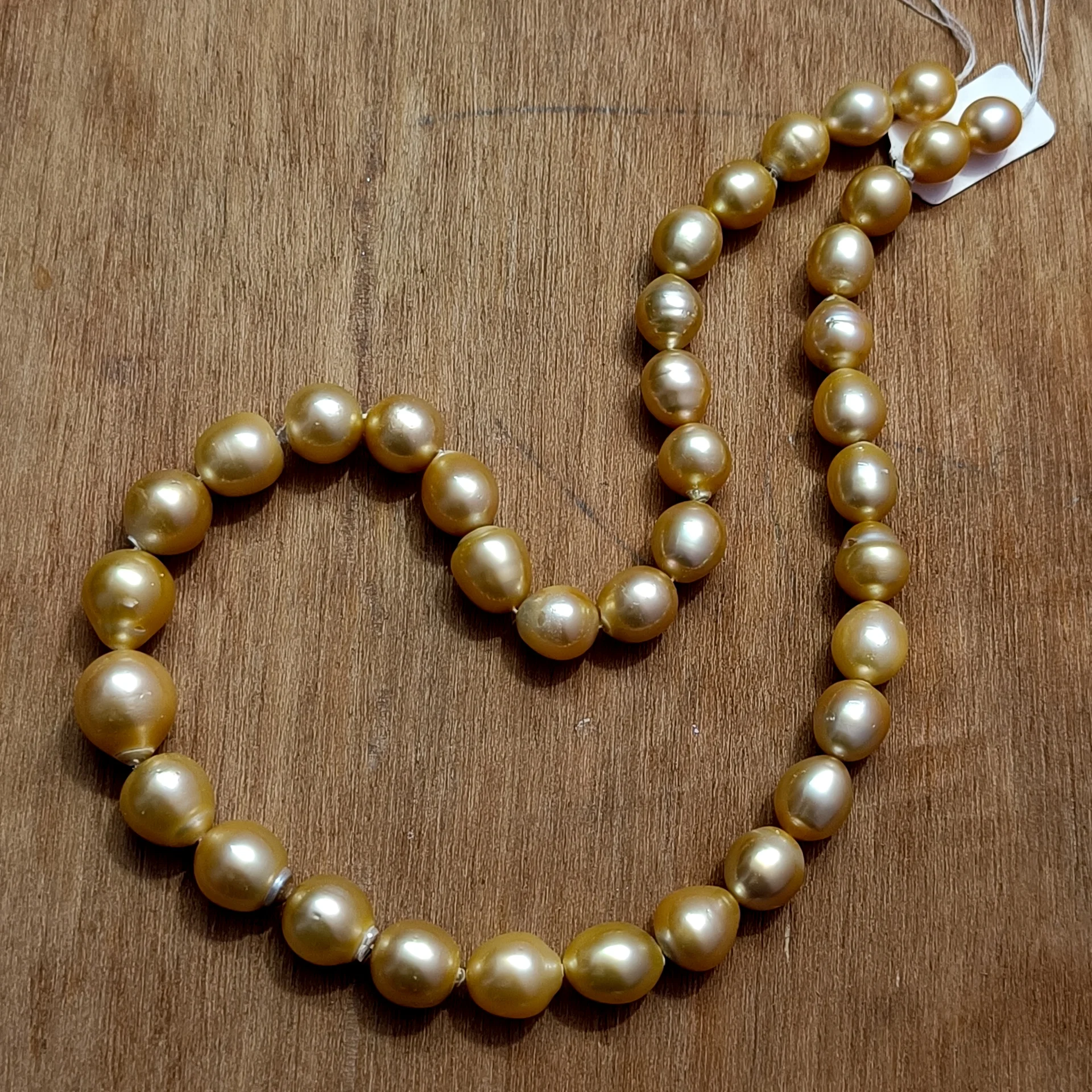 South Sea Pearls Philippines Online Natural Golden South Sea Pearl Beads For Jewelry Making 10-14mm Natural