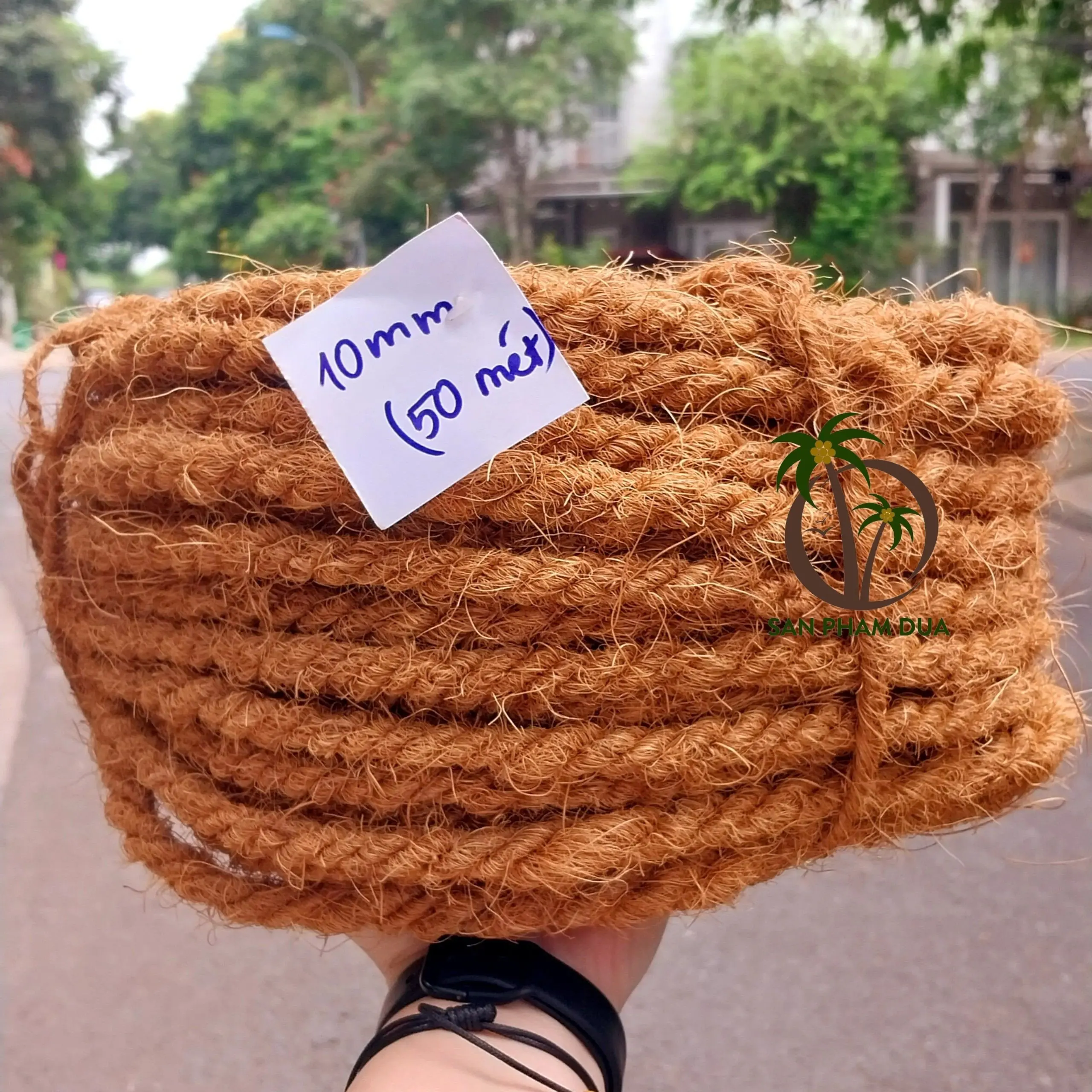PRICE FACTORY COCONUT ROPE MADE in VIET NAM// MANUFACTURE COCONUT FIBER ROPE BRAND COCO -ECO