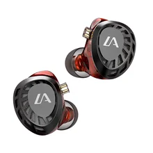 Lafitear LF4 1DD+3BA Wired Earphone Hybrid Technology 8 Drivers HIFI Heavy Bass Earbud In Ear Monitor Headphone Sport Headset