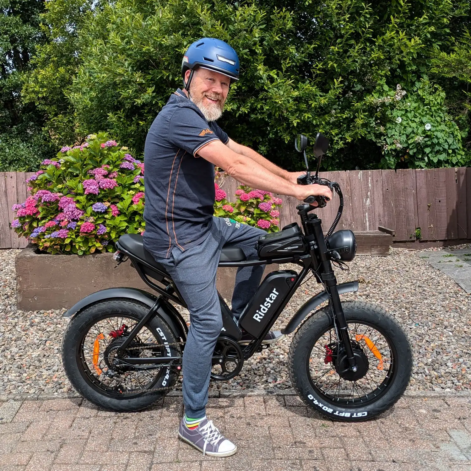 RIDSTAR Q20 Pro 20"*4.0 Fat Tires Electric Mountain Bike 2*1000W Motor 52V 40Ah Dual Battery