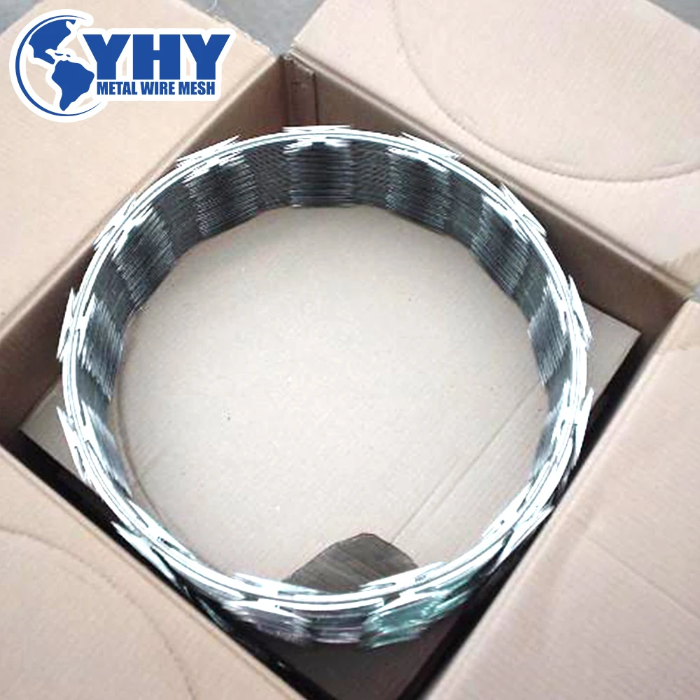 Strong Defensive Single Type Razor Wire for Government or Prison ...