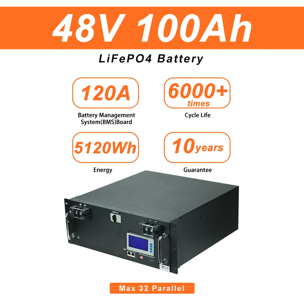 Le Paquet De Batterie Lifepo4 48v 100Ah | QH Tech