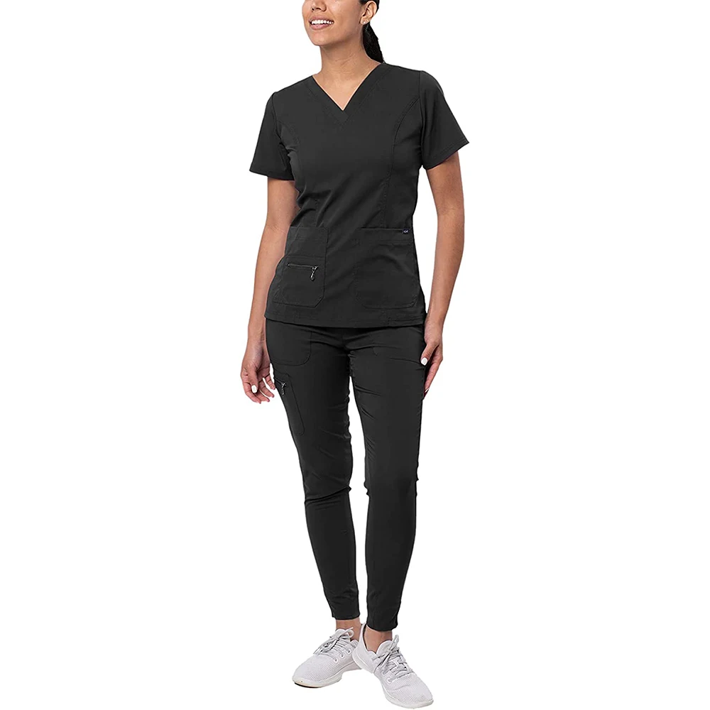 Wholesale Hospital Uniforms Medical Scrubs Nurse Short Sleeve Scrubs