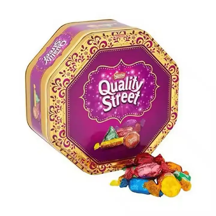 Quality Street Nestle, 2 LB, Extra Large Metal Tin, Assorted Chocolates and Toffees