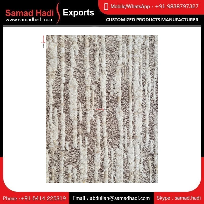 Bhadohi Rugs Handmade Carpets Flatweaves Area Rugs & Sets Wool Hand Knotted Carpet for Living Room Embroidered Carpets for Sale