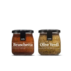Italian Spread Bruschetta and Green Olives for Pasta, Bread or Wine