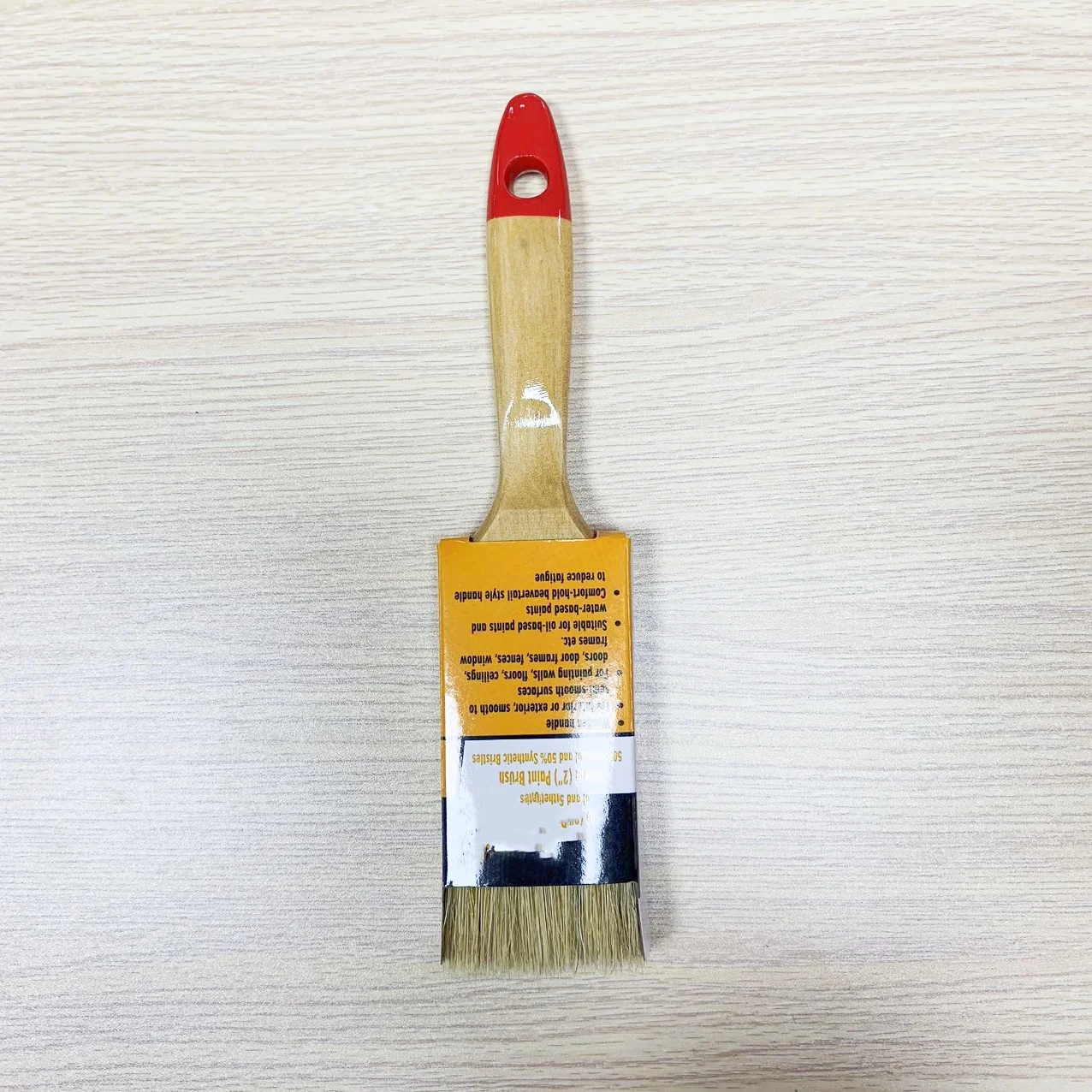 High Quality 1" To 4" Varnished Redtop Wooden Handle Paint Brush Chip