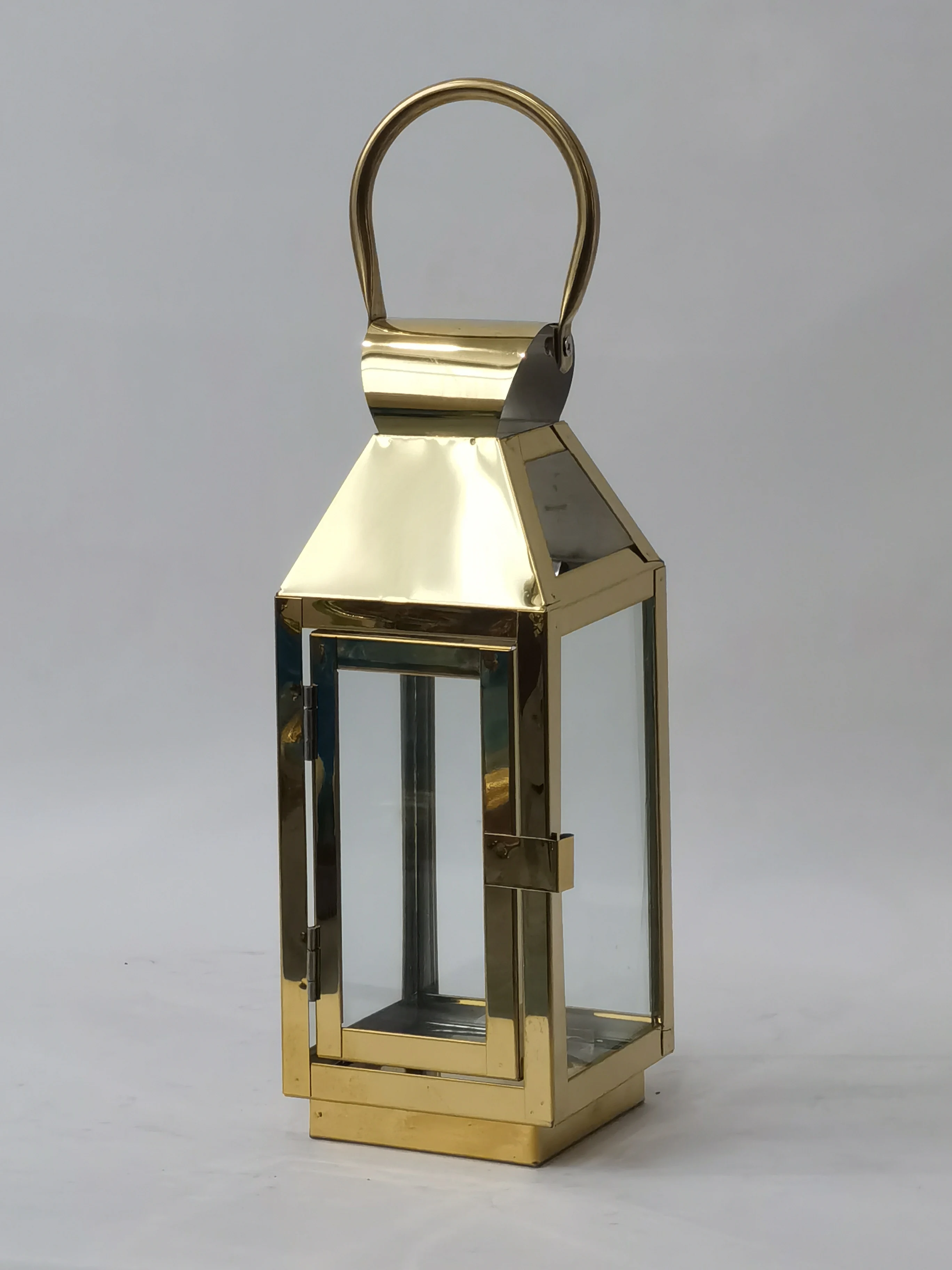 Large Stainless Steel Candle Lantern Windproof Floor Lanterns Candlestick Garden Buy Large