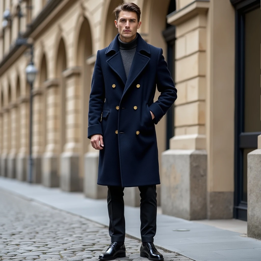 Long Coat Men Customized Business Casual Wear Trench Coat Men Overcoat Breathable Sustainable Warm Long Coats For Men