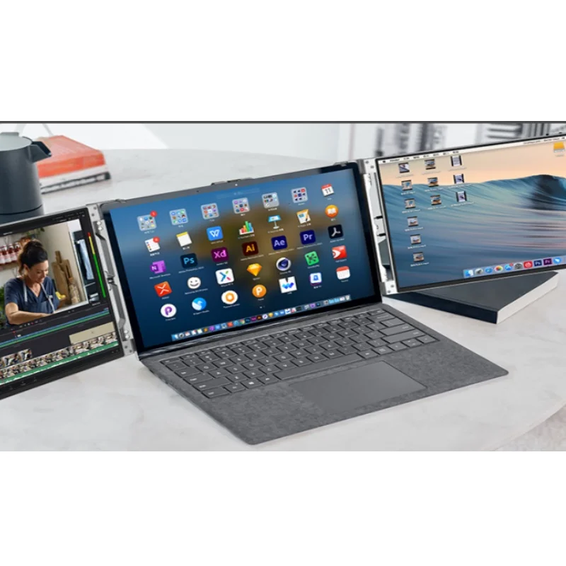 トリプルスクリーンモニター 14インチ 本体 新入荷 13.3インチ 14インチ ポータブルモニター ノートパソコン