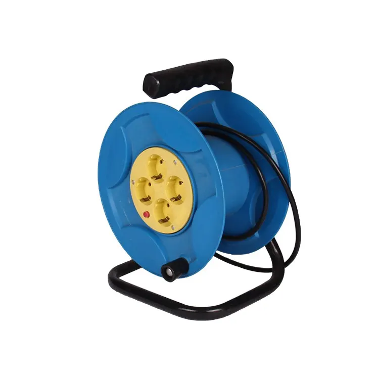 Cable Reel Extension Cord 4 Sockets Eu Uk With Earthing Extension Cord ...