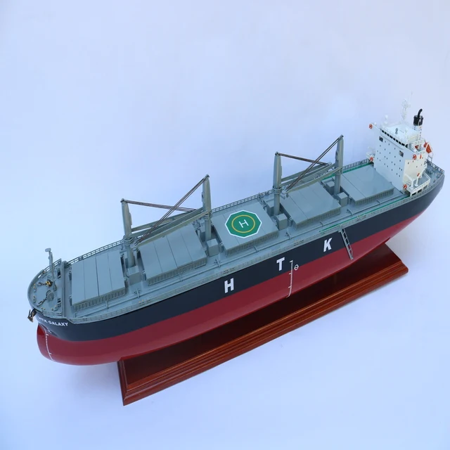 Htk Galaxxy Bulk Ship Model Wooden Commercial Ship Model For Home