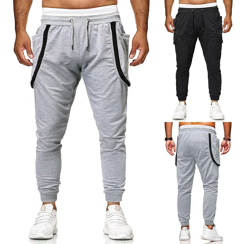 Custom Printing Logo Sportswear Cargo Pants Joggers Slim Fit Plain ...