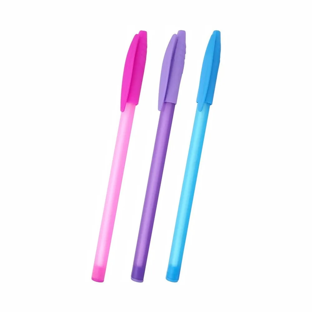 Direct Filling Plastic Ball Pen with Blue Ink Free Cello Fruitier Eraser Non-Stop Flow Speed for Good Smell Writing From India