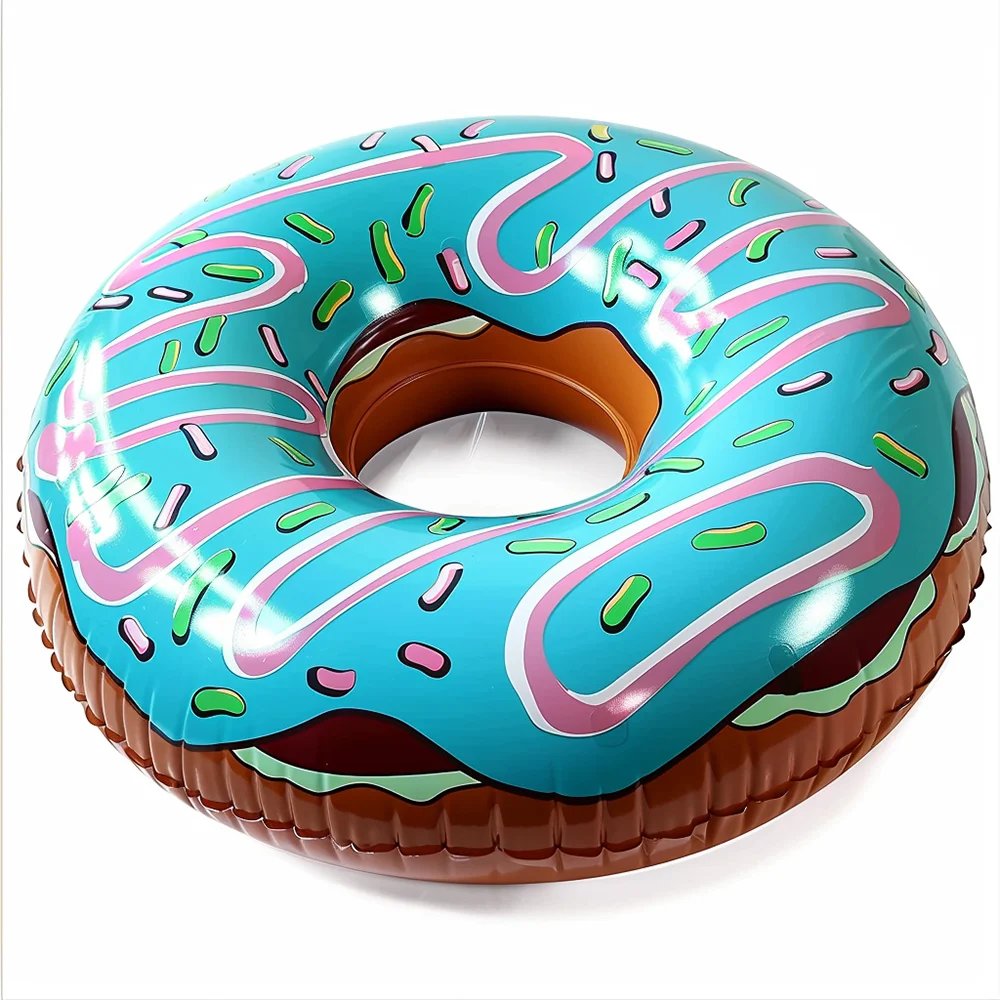 Custom Eco-Friendly PVC Inflatable Donut Swimming Ring for Kids and ...