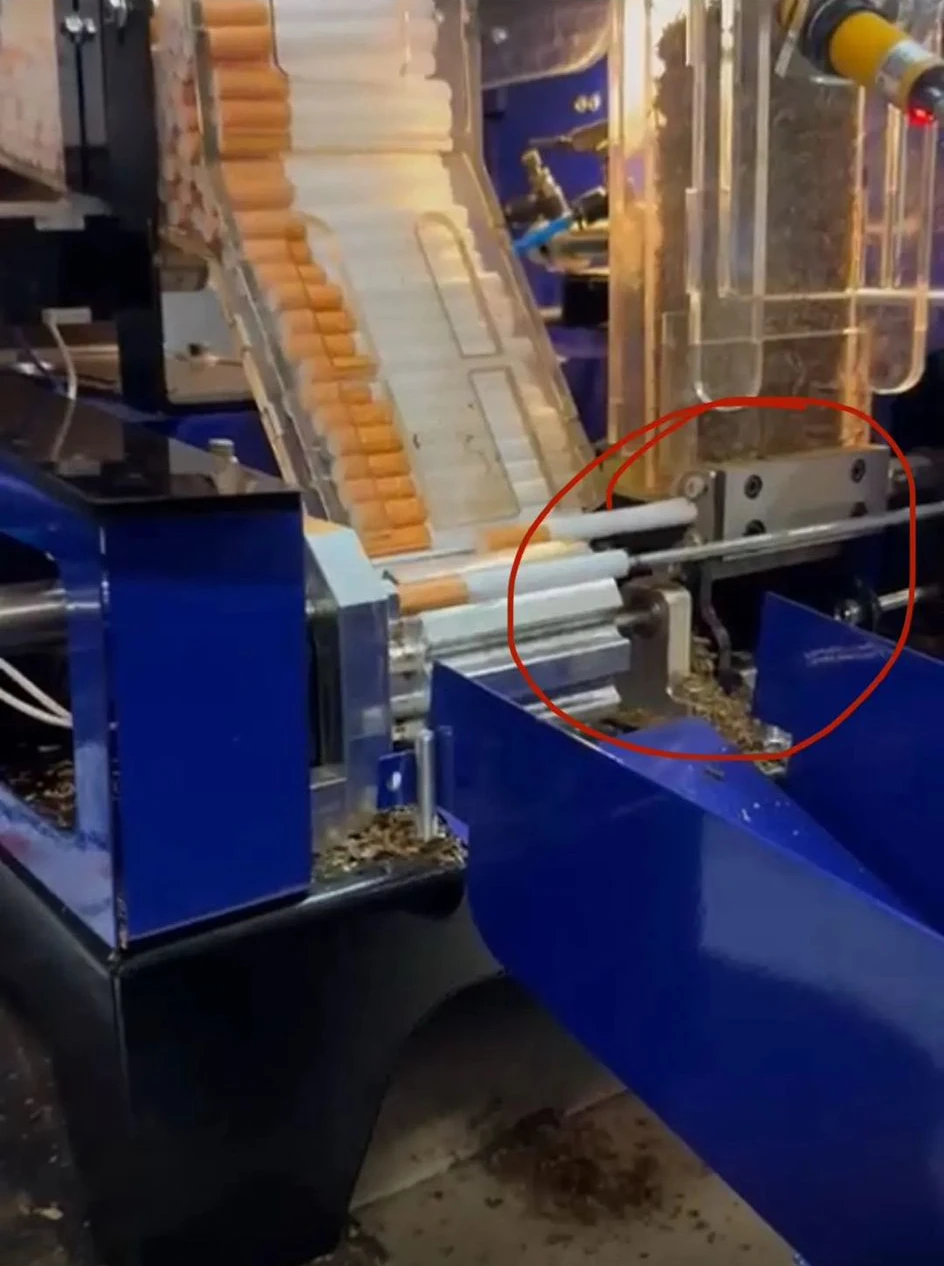 New Blue Star Pneumatic Fully Automatic Cigarette Rolling Machine DOUBLE  INJECTOR 6000 PER HOUR