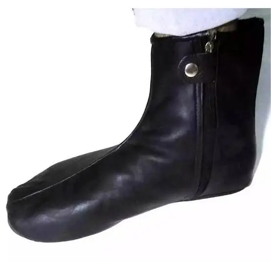 Halal Sunnah Islamic Thermal Warm Genuine Leather Socks Muslim Anti-Slip Bottom Casual Woven Ankle High Men Women Anti-Bacterial