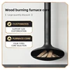 UFO - wood-burning fireplace