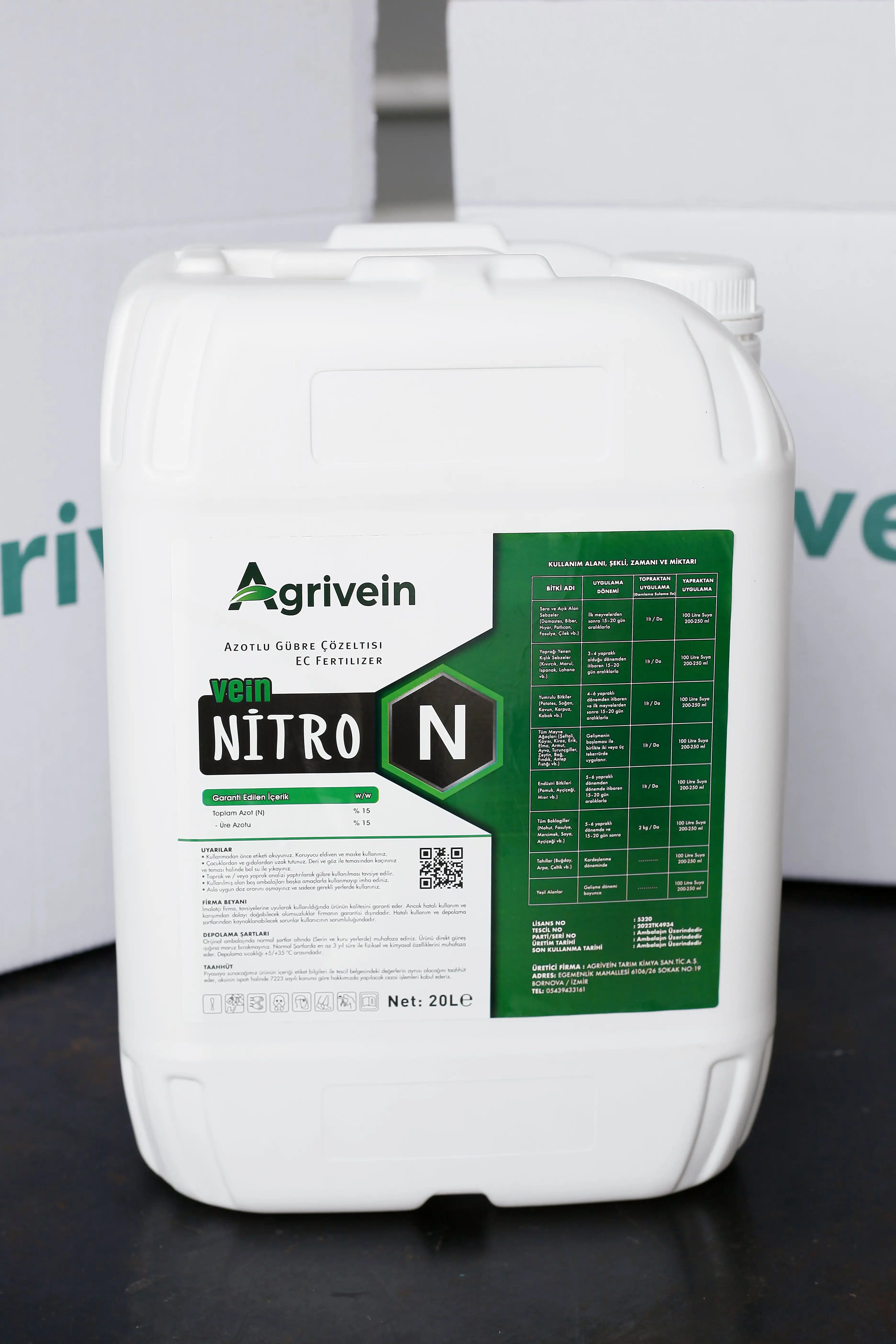 High Quality Organic Liquid Compound Fertilizer Solution 15 L Nitrogen