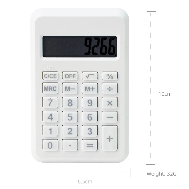 Cheap and Exquisite Candy Colored Mini Cute Cartoon Gift Calculator Pocket Portable Business Office Calculators