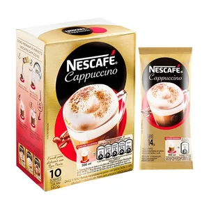 For Nescafe Cappuccino Instant Coffee in Box Packaging Chocolate Flavored with Bitter Taste