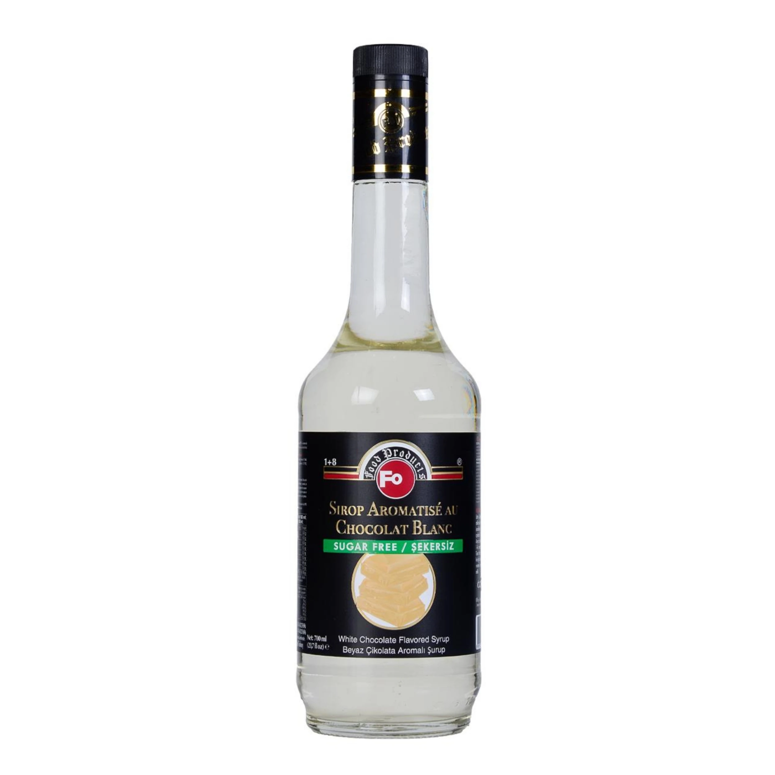 Fo White Chocolate Flavored Syrup 700ml Sugarfree White Chocolate Flavor Cocktail Syrup