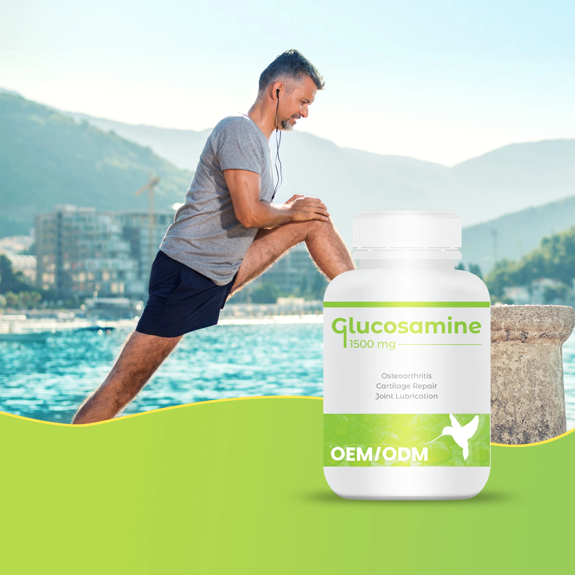 Oem Glucosamine Chondroitin Capsules Joint Mobility Turmeric