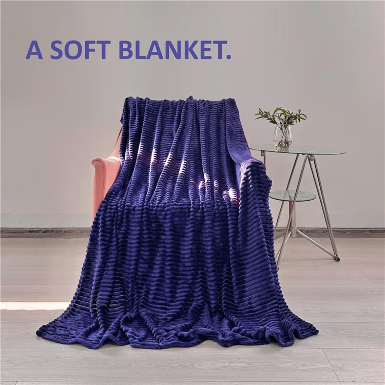 Wholesale Warm Winter King Size Custom Throw Coral Ecofriendly Flannel