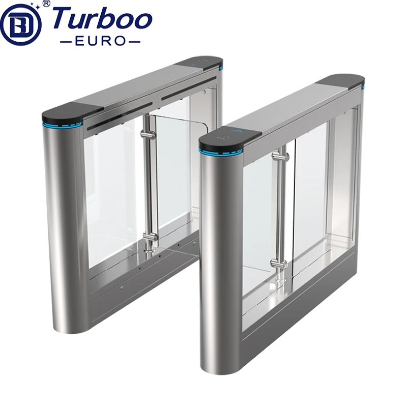 Access Control Fast Security Swing Barrier Gate Qr Code Swing Turnstile for Office Building