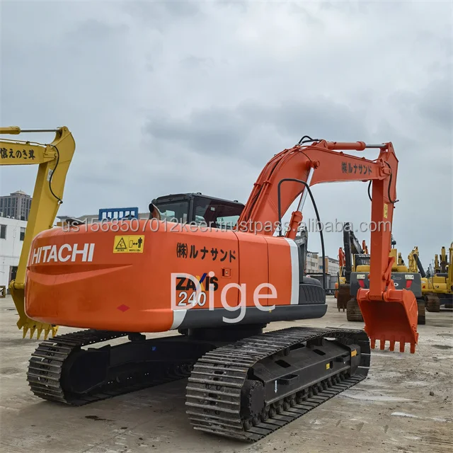 Used Original Hitachi ZX 240 Hydraulic Crawler Excavator