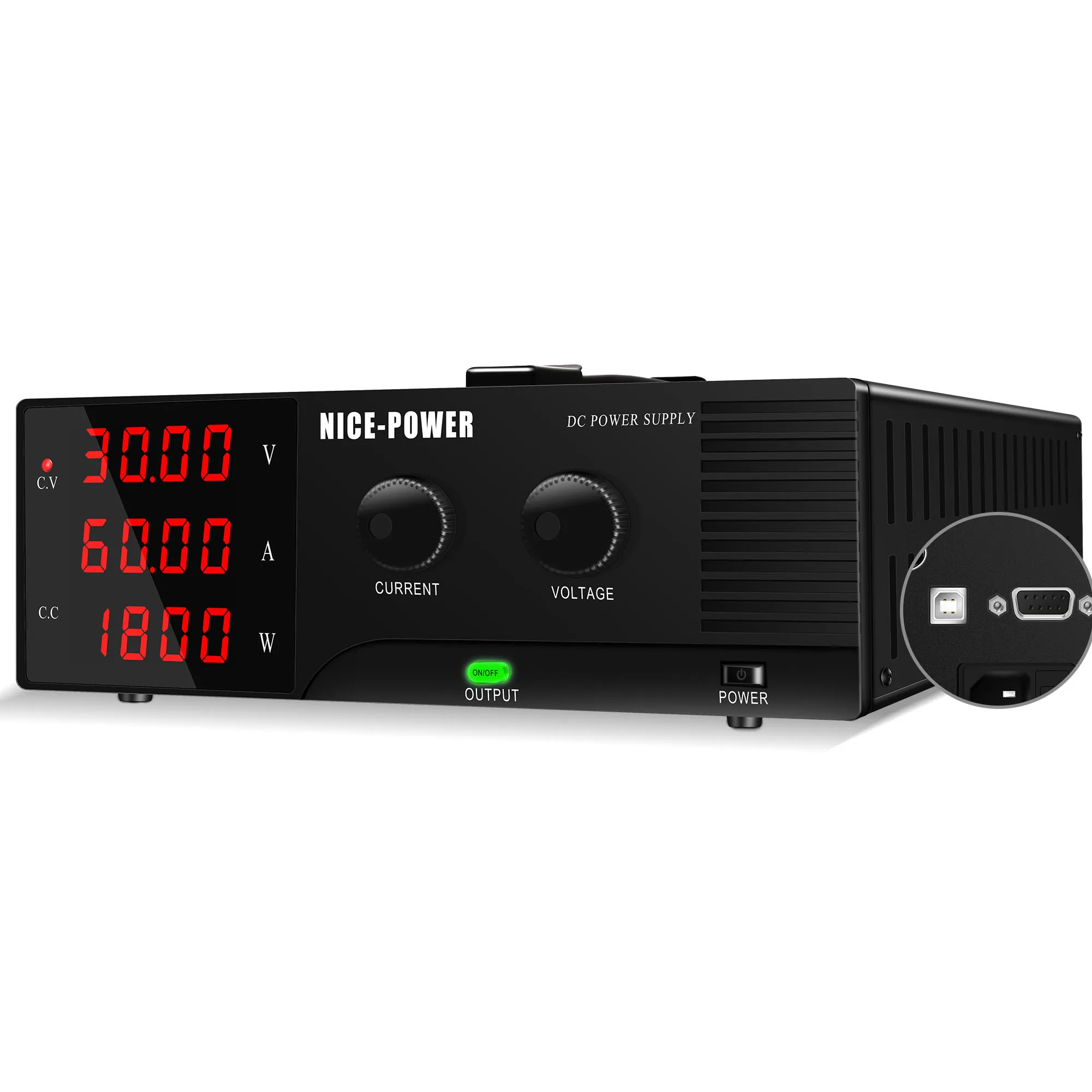 NICE-POWER R-SPPS6030 60V 30A Digital High Power Bench Lab Single Output  Adjustable Regulated Power Supply 1800W| Alibaba.com