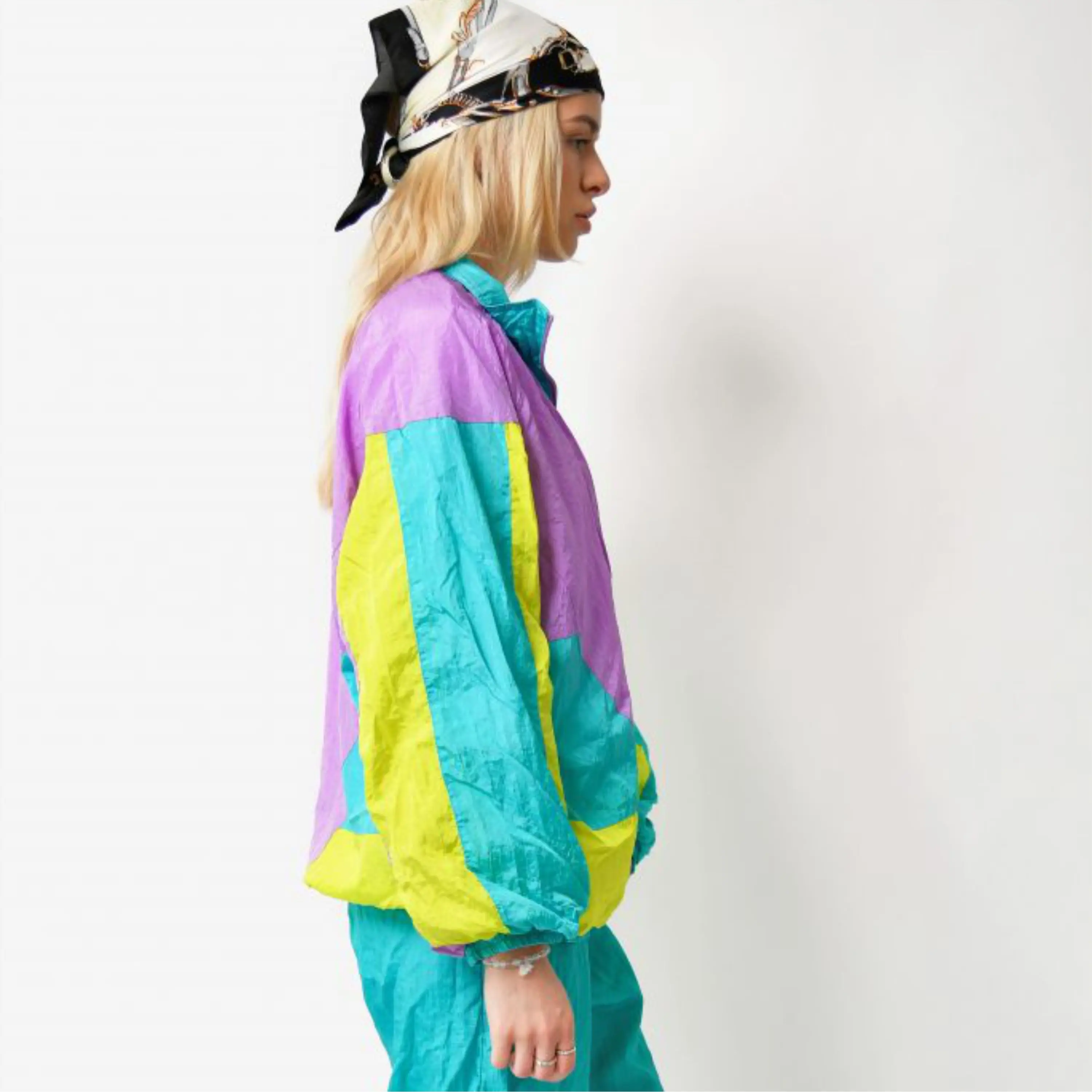 Womens Vintage Rave Tracksuit 90s Retro Style Party Wear