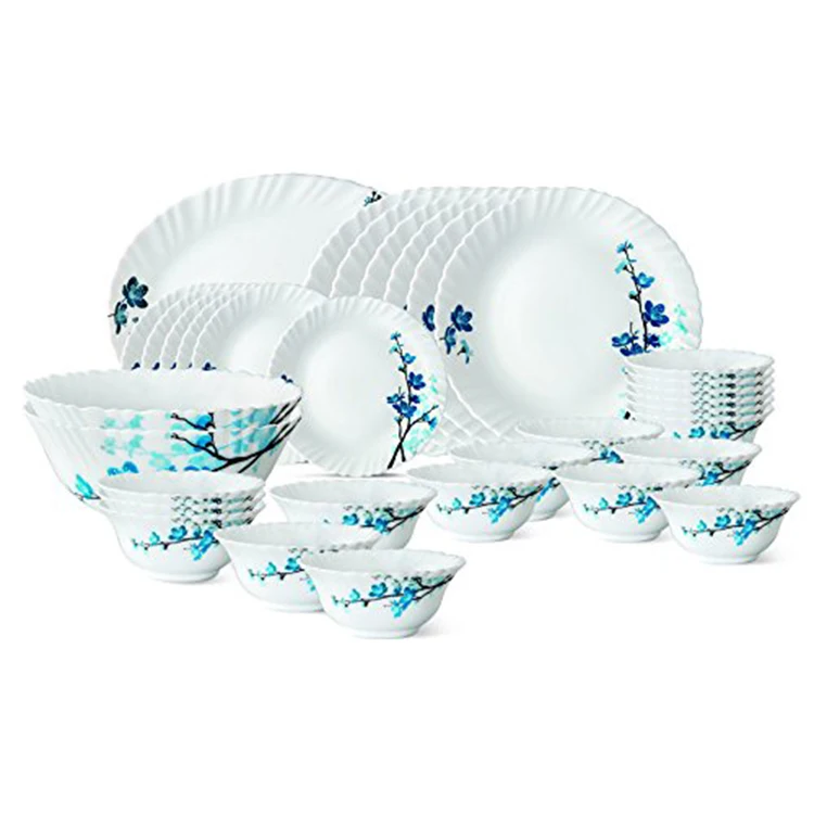 Newest Trending Dinner Set India Designer Opalware India Dinner Set for Sale at Best Price