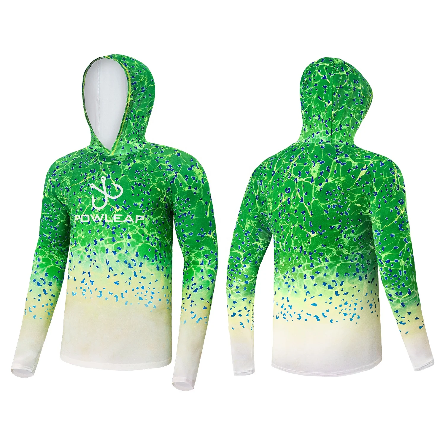 Performance Long Sleeve Bass Fishing Shirt UPF50 Protection