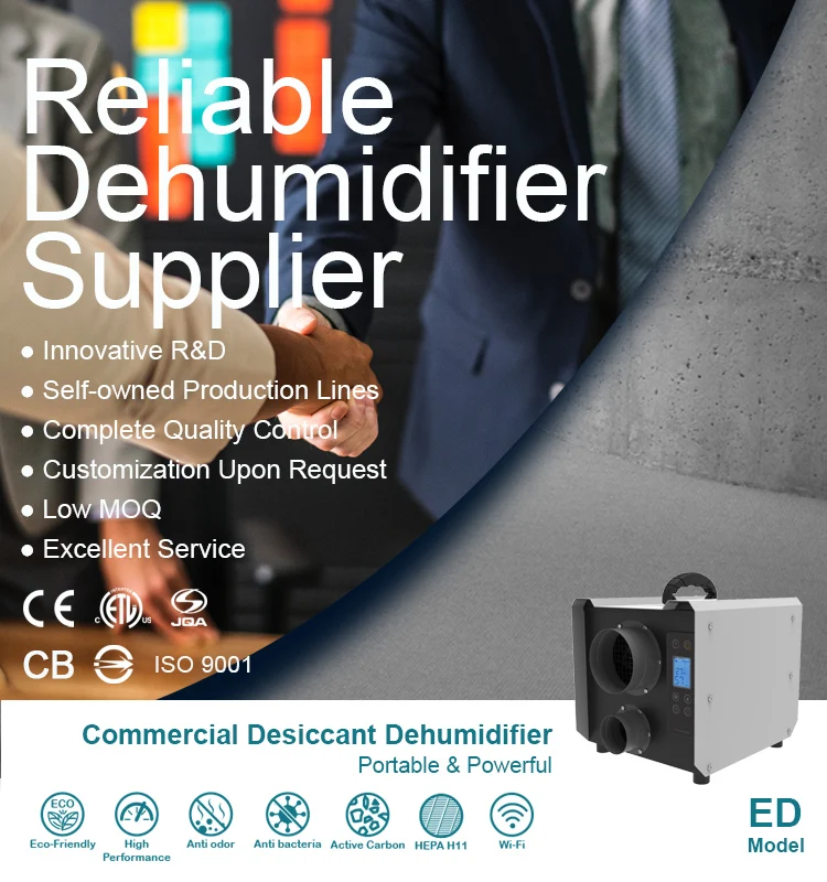 Desiccant Dehumidifier New 2023 Products Steel Case Industrial Use