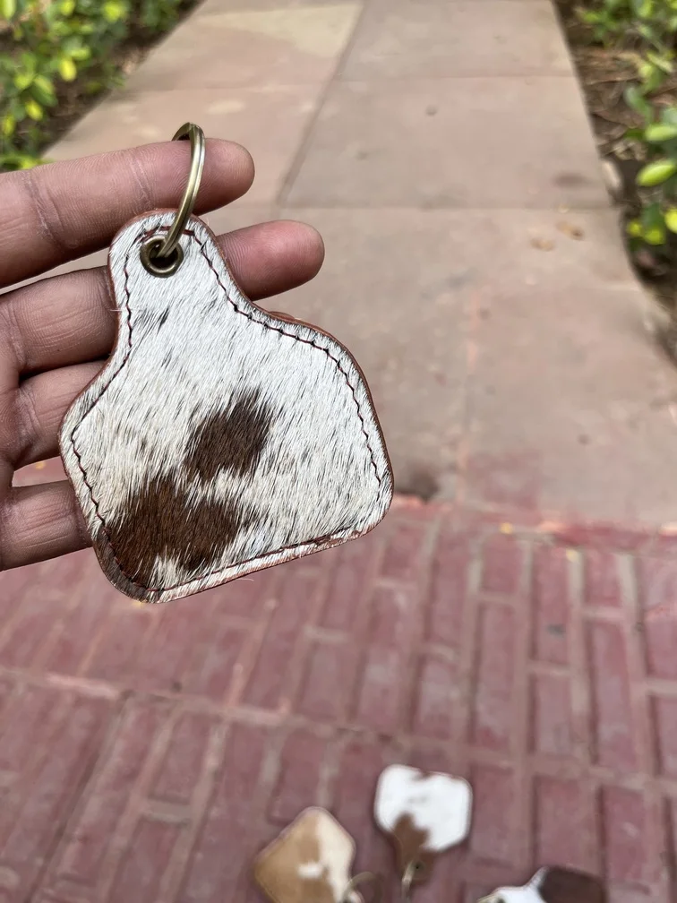 Wholesale Genuine Leather Keychain Handmade Key Custom Wholesale Luxury