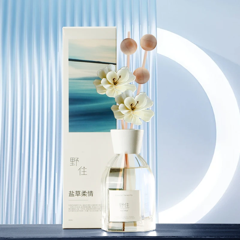 Hot Sale Aromatherapy with Luxury Gift Box Eco-Friendly 80ml Essential Oils Air Freshener Household Items for Holiday Favors