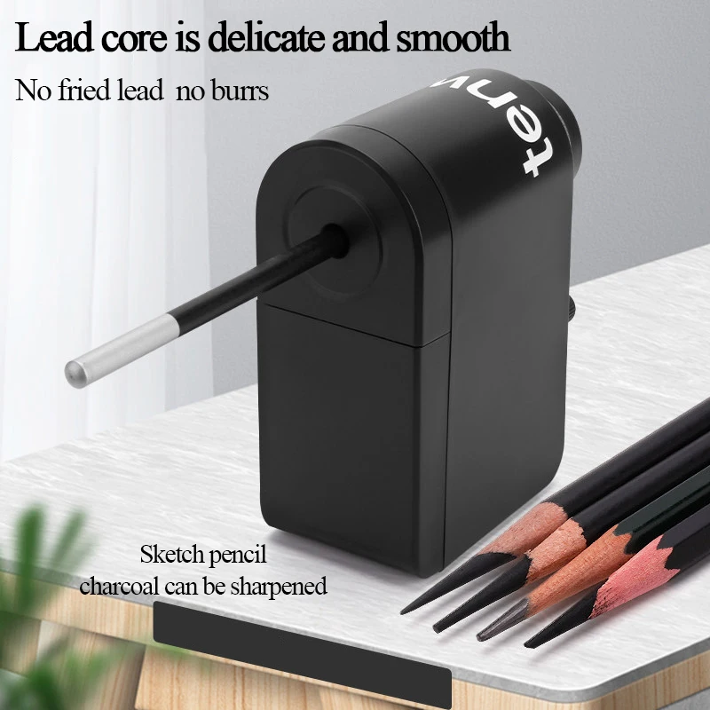 Tenwin 8029 элегантная стоячая ручка Регулируемая художественная точилка для карандашей простой в использовании школьные офисные канцелярские