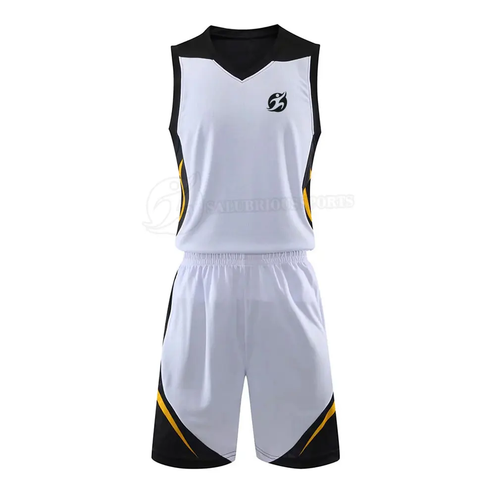 Basketball Jersey And Short Uniform Set Reversible Custom Design